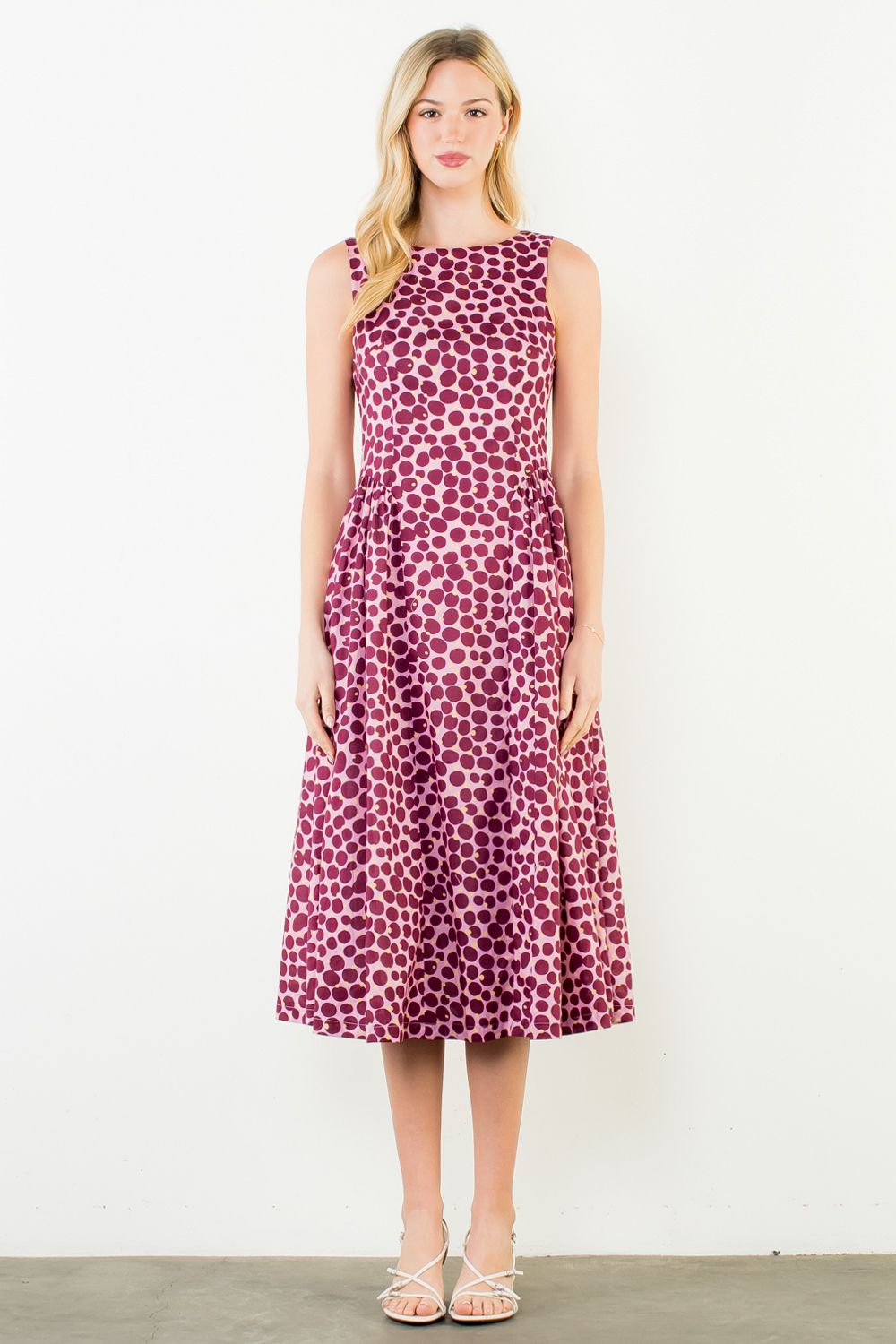 The Mulberry Dot Fit-and-Flare